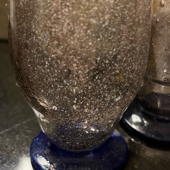 DAUM NANCY CORDIALS BUBBLEGLASS HANDBLOWN GLASS SET 5pc VERY RARE GLASS - Picture 12 of 16